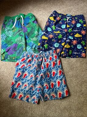 Boys bathing suit lot
